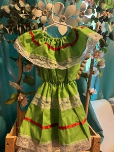 Handmade Authentic Mexican Baby Dress 0-12 Months - Picture 1 of 5