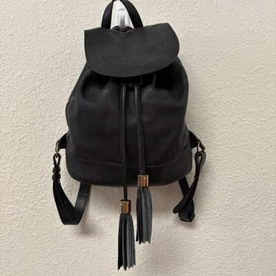 See by Chloe Black Pebbled Leather Backpack Fringe   - Image 1 of 4