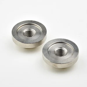Angle Grinder Nuts Silver Steel 2PCS Modification Accessories High quality - Picture 1 of 12