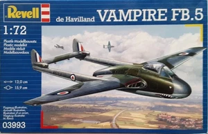 Revell Modellbausatz deHavilland Vampire FB.5 Maßstab 1:72 #03993 Neu - Bild 1 von 1