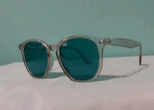 Unbranded NS1121 Sunglasses Trans Grey, Aqua Lenses - Picture 1 of 4