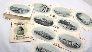 RARE 1909 Alaska Yukon Pacific Seattle Souvenir Playing Cards USA Box Complete - Picture 1 of 7