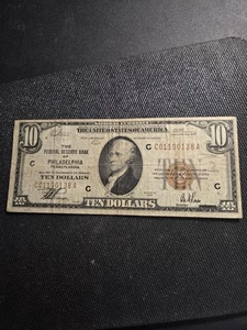 1929 $10 Federal Reserve Bank of Philadelphia, Pennsylvania - Picture 1 of 6