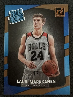 2017-18 Donruss Lauri Markkanen RC #159 Arizona Wildcats - Chicago Bulls - Image 1 of 2