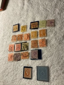 VICTORIA.1860’s-HISTORICAL EVENTS lot Of 21-Stamp MH & USED,#207 - Picture 1 of 8
