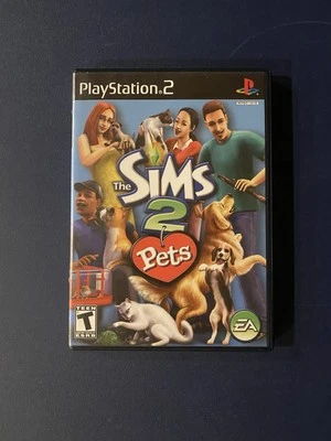 The Sims 2 Pets PS2 Sony PlayStation 2, 2006 Complete Disc Tested Working Manual - Image 1 of 4