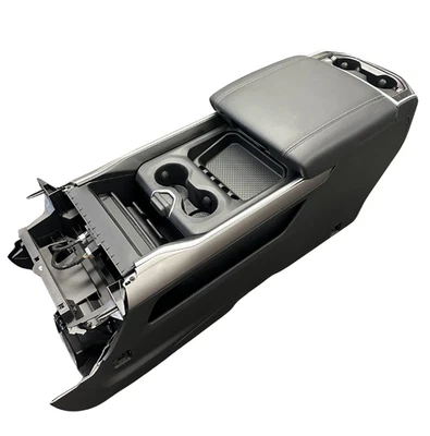 Dodge Ram 2500 3500 2020-2024 OEM CONSOLA DE PISO CENTRAL DELANTERA MONTADA NEGRA Foto 1 de 4