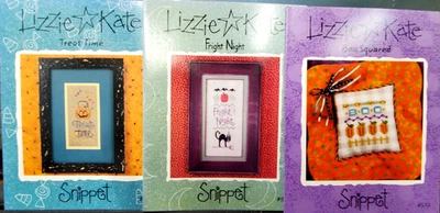 Lot of 3 Lizzie Kate- Think Snippets: BOO SQUARED -FRIGHT NIGHT- TREAT TIME - Image 1 of 4