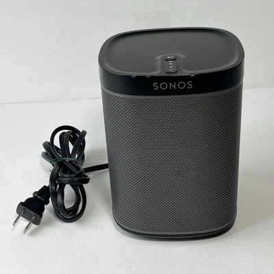 Sonos One Play:1 Wireless Compact WiFi Speaker Black w/ Cord Tested Works - Image 1 of 4