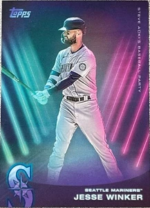 2022 Topps X Steve Aoki Baseball Party Wave 2 164 Jesse Winker - Spedizione gratuita! - Foto 1 di 2