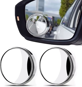 Blind Spot Mirror Small For Cars Vans Motorcycles 360° Wide Angle Adjustable - Picture 1 of 6