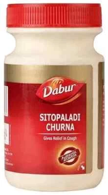 Polvo DABUR Sitopaladi Churna 60/100/500 gm | Alivio de la tos y el resfriado | Sitopladi Foto 1 de 2