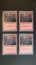 FBB Revised ** 4x Mountain (A) (German) x4 ** Mtg Magic (NM/LP)