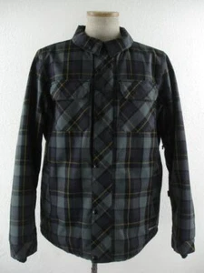 Mens S 686 Woodland Flannels Insulated Snowboard Jacket Plaid Waterproof No Hood - Picture 1 of 24