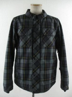 Mens S 686 Woodland Flannels Insulated Snowboard Jacket Plaid Waterproof No Hood - Image 1 of 4