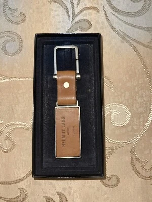 Portachiavi HELMUT LANG est 1986 CUIRON con scatola originale - Imagen 1 de 3