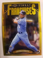 2023 Topps George Brett Finest Franchises Gold Rare SP #198 #F10 KC Royals 