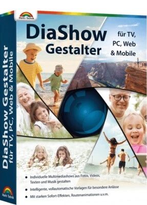 Diashowgestalter für TV, PC, Web & Mobile - Aquasoft - PC-DVD - NEU & Verpackt - Bild 1 von 4