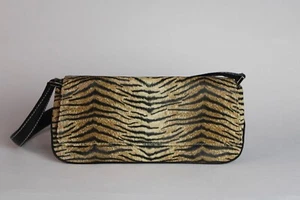 Liz Claiborne Animal Print Faux Leather Structured Top Handle Bag Magnetic Snap - Picture 1 of 5