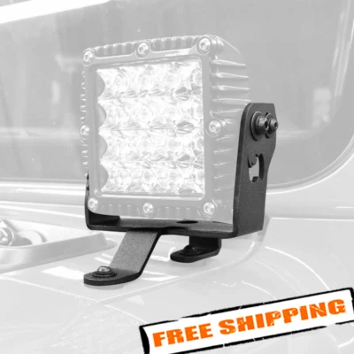 Go Rhino 730066T XE 挡风玻璃罩 LED 灯座适用于 18-24 吉普牧马人 JL — 第 1/4 张图片