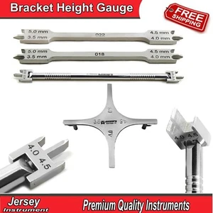 Orthodontic Bracket Height Gauges Dental Positioning Measuring Adjustable Gauge - Picture 1 of 6