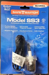 Rectorseal Safe-T-Switch Model SS3 Low Voltage Condensate Overflow Shut-Off USA - Picture 1 of 2