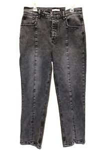 SO Super High Rise Straight Gray Denim Jeans Gr. 15/32W Neu Mit Etikett - Bild 1 von 7