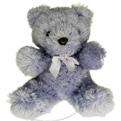 Vintage 9" Swibco Purple Teddy Bear Plush Stuffed Animals 1998 PURPLE Toy - Image 1 of 4