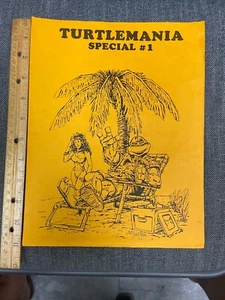 Turtlemania Special 1986 #1 naranja 8,5x11" volante TMNT raro ninguno en eBay 63023 - Imagen 1 de 4