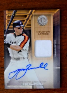 2024 Topps Tribute To Threads Auto Relic Jeff Bagwell #25/25 (TTTA-JB) - Picture 1 of 2