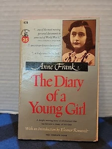 Vintage Book The Diary Of A Young Girl Anne Frank 1953 Pocket Book 1st Printing - Imagen 1 de 13