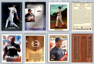 Barry Bonds 4 Card Lot - Pittsburgh Pirates San Francisco Giants ASU Sun Devils - Picture 1 of 1