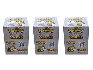 Lot of 3 1999 Pokémon Stickers Series 1 Display Boxes | Minor Damage Please Read - Picture 1 of 12