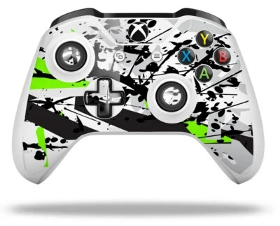 Skin for XBOX One S / X Controller Baja 0018 Lime Green Vinyl Decal - Image 1 of 4