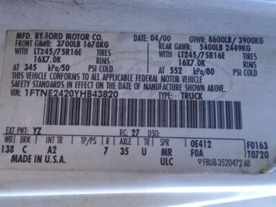 Pinza delantera izquierda conductor compatible con furgoneta Ford E250 99-07 1616737 Foto 1 de 4