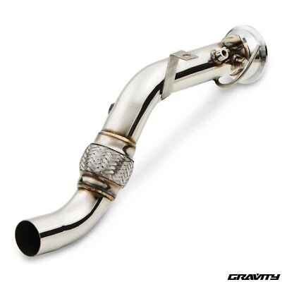 STAINLESS DPF REMOVAL EXHAUST DOWNPIPE FOR BMW X5 E70 X6 E71 3.0d M57N2 - Image 1 of 4