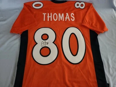 Julius Thomas Autographed Custom Orange Jersey With COA - Image 1 of 3