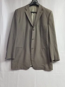 VESTIMENTA Blazer Sport Coat Casual Button 100% Wool Made in Italy Size 54 Beige - Picture 1 of 15