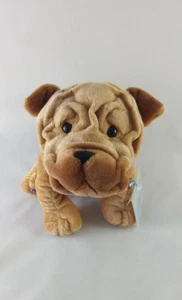 Peluche Ganz Webkinz Shar Pei perro con etiqueta - Imagen 1 de 7