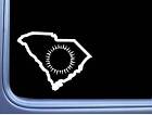 South Carolina Eclipse Path of Totality L419 6" decal sticker solar