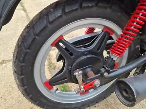 Honda CB400T Dream Hawk CM400 Comstar rear wheel & tyre 4.10x18 78 to 80 ish - Picture 1 of 6