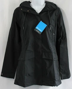 Columbia Women Size S Colico Trek Jacket Black Omni-Tech Waterproof Shell Coat - Picture 1 of 8