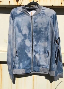 Chaqueta Lucy IndiGO en índigo blanqueada talla L nueva con etiquetas tienda Lucy cerrada 2017 $158 - Imagen 1 de 9
