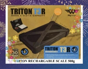 T3 R Triton Rechargeable Scale 500g x .01g World’s No 1 Australia Stock - Picture 1 of 6