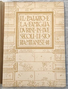 1923 IL PALAZZO E LA FAMIGLIA DURINI IN DUE SECOLI DI VITA MILANESE Calzini - Imagen 1 de 4