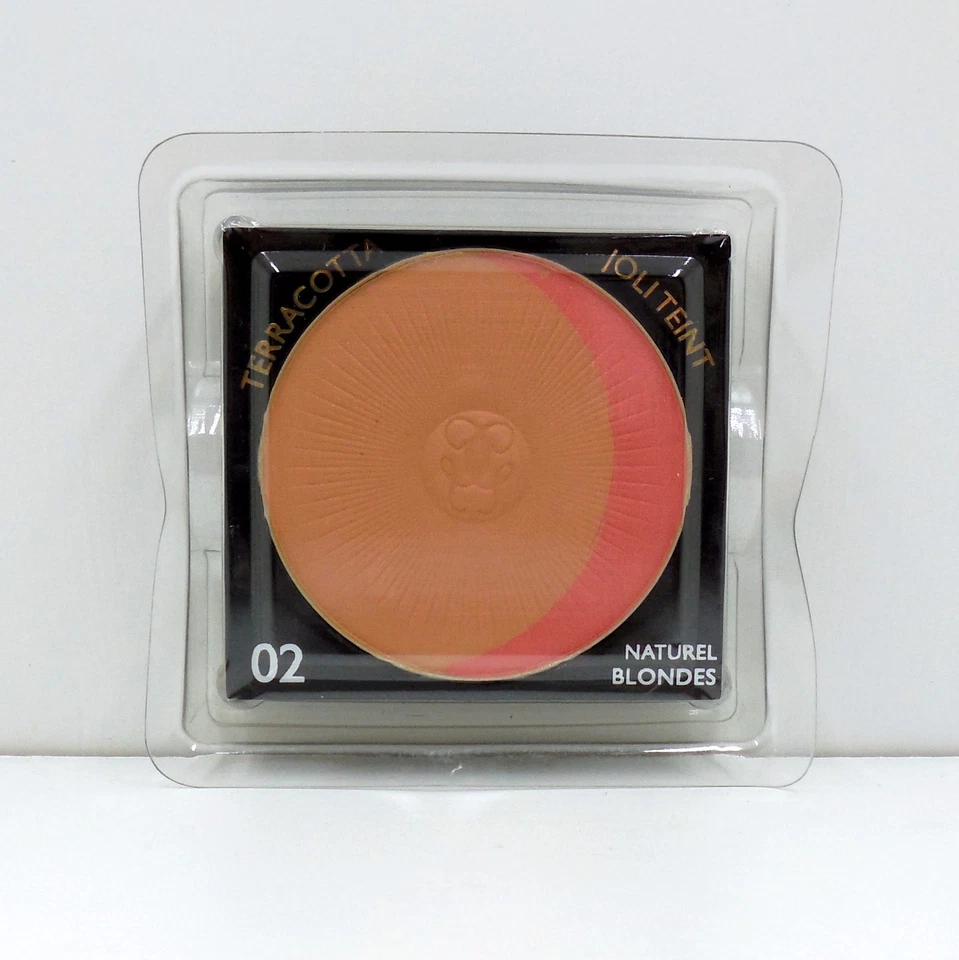GUERLAIN TERRACOTTA JOLI TIENT HEALTHY GLOW DUO FACE POWDER #02- 0.21 OZ.NEW (T) - Image 1 of 1