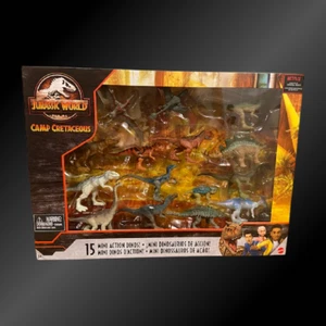 Jurassic World Camp Cretácico Mini Dinos de Acción Paquete de 15 Pterandon Anklyosaurus - Imagen 1 de 6