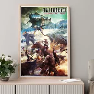 Póster de juego Final Fantasy XII The Zodiac Age decoración de pared arte impresión póster de lienzo - Imagen 1 de 5