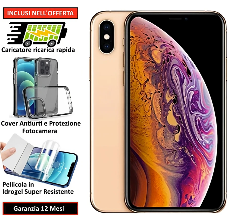 APPLE IPHONE XS REACONDICIONADO 64GB ORO - Imagen 1 de 1