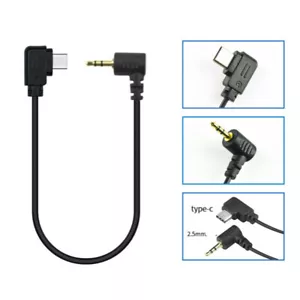 USB-C to 2.5mm Remote RSS Control Cable for DJI Ronin SC RS3 RS2 RSC2 to CanonE3